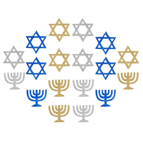 100 stk. Hanukkah Papir Konfetti Chanuka Helligdag Konfetti Bordpynt Festartikler