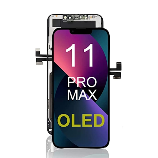 ersättnings skärm för iphone 11 pro max OLED svart