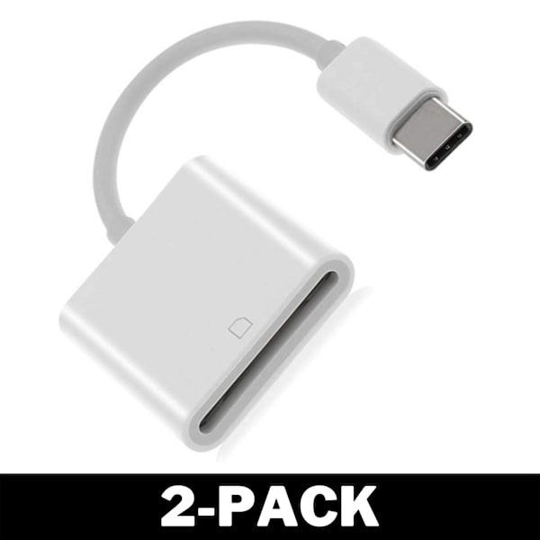 USB-C till SD Kortläsare Android Vit - SD Card Reader 1-Pack