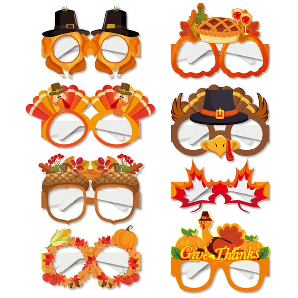 Papirkopper til Thanksgiving-festdekorationer Sjov skyde-rekvisit