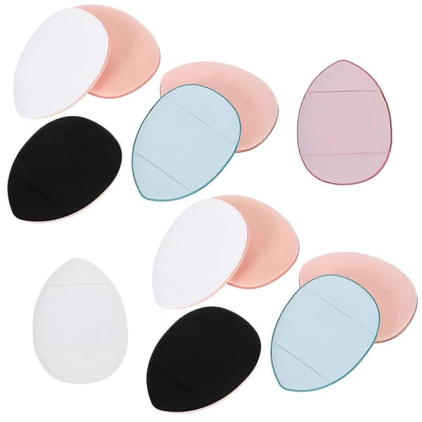 12 stk. makeup-blenderpudderkvast til ansigtsfoundation, mini-pudderkvaster