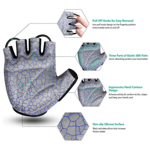Cykelhandskar för män och kvinnor, cykelhandskar, mountainbike