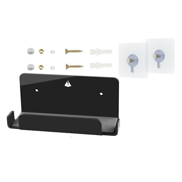 Vægmonteret hylde til Nintendo Switch Dock, flydende, sort YIY9.27 SMCS.9.27