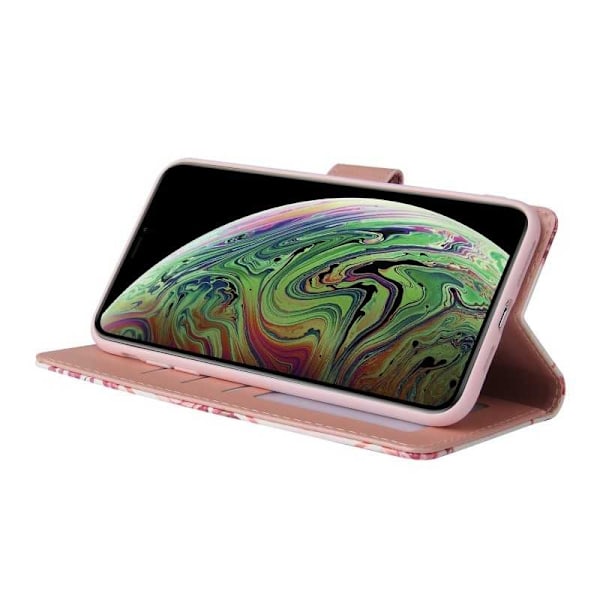 iPhone X / XS Trendigt Plånboksfodral Sparkle 4-FACK Rosa