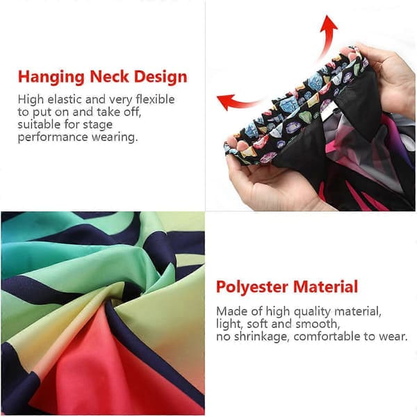BESPORTBLE Polyester Slyngekappe Dyrevinge Designet Rotationskappe til Piger Damer Cosplay Fest