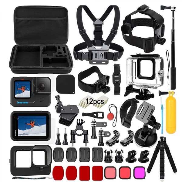 Tilbehør Gopro, Soft digits actionkamera tilbehørssett for Gopro Hero 9