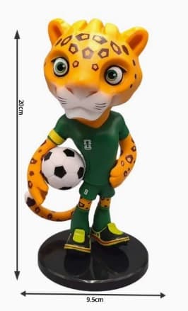 FIFA World Cup 20 cm Jaguar Maskot Skrivebordsfigur Trofé A