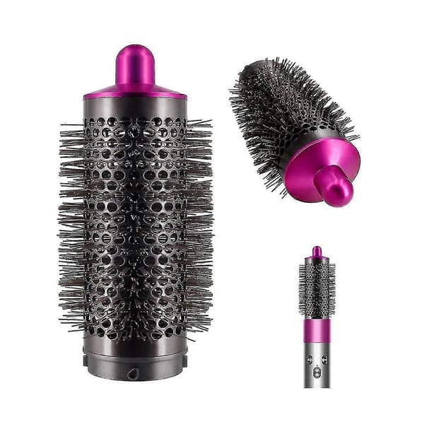 Sylindrisk kam og adapter egnet for Styler / Supersonic hårføner tilbehør, krølltang, roserød og grå-B8