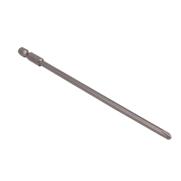 6 stk. 1/4 tomme S2 stål 150 mm sekskant skruetrækker bitsæt