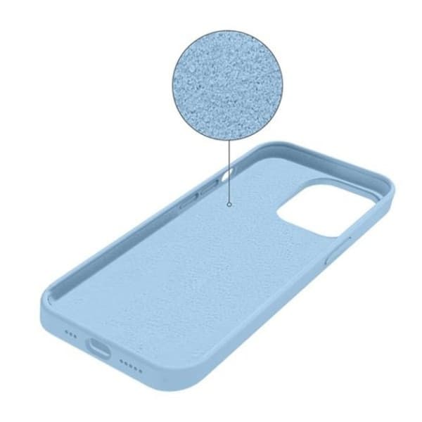 Silikon iPhone 13-deksel - Lyseblå