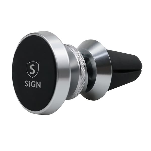 SiGN Magnetisk Mobilholder for Bil - Sølv