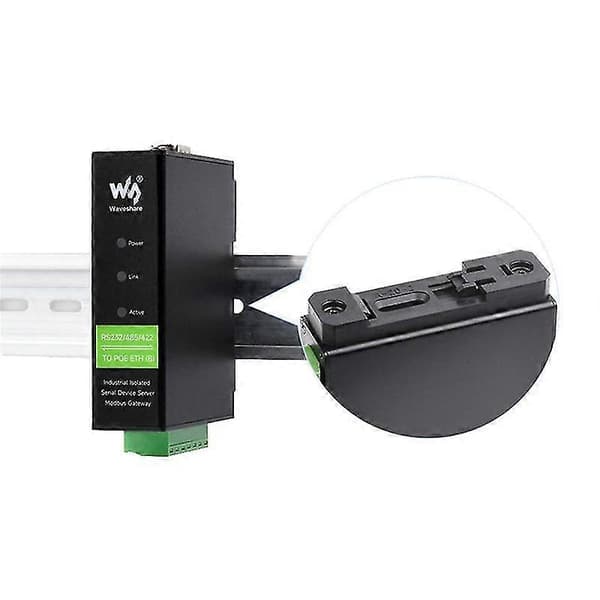 Din-skinne Seriell Server Rs232/485/422 Til Rj45 Etet /ip Til Seriell Modul