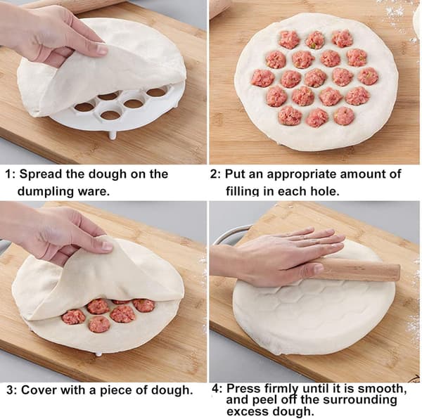 Sett med dumplingformer, verktøy for å lage dumplings