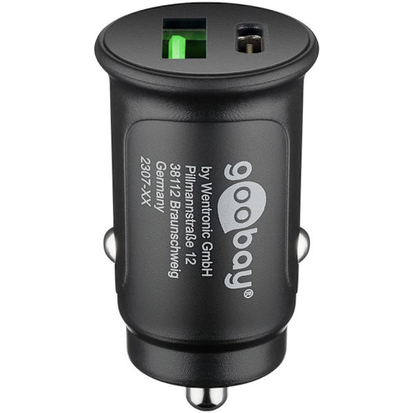 Dobbel USB billader USB-C™ PD (27W) - Rask og effektiv lading