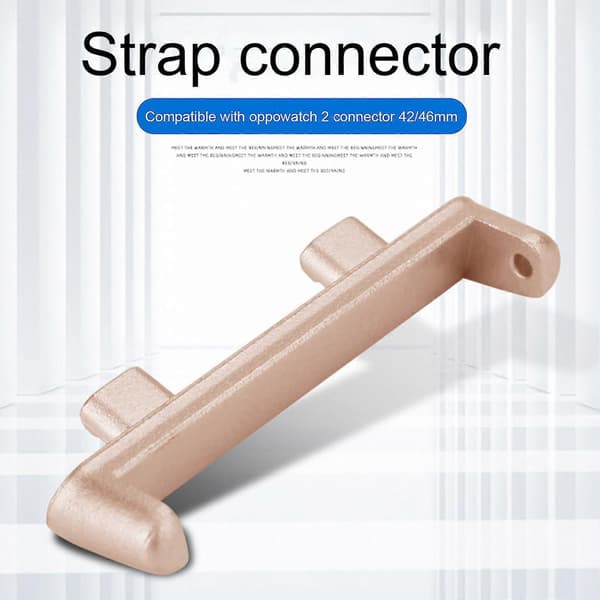 Urrem Connector Quick Release Rustfrit Stål Urrem Adapter Spænde Udskiftning til OPPO Watch 2 46mm