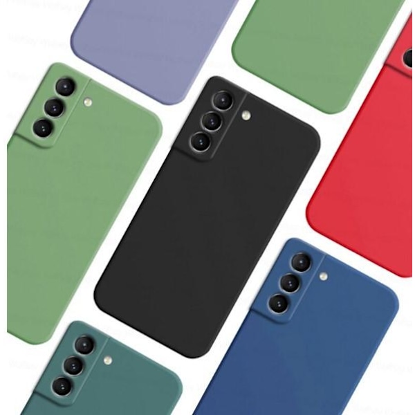 Samsung Galaxy S22 Plus Skal - Mikrofiber Silikon Ljusgrön