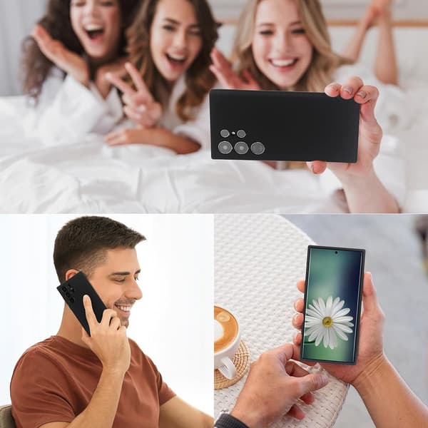 Galaxy S24 ultra, TPU-silikonikuori, punainen Röd