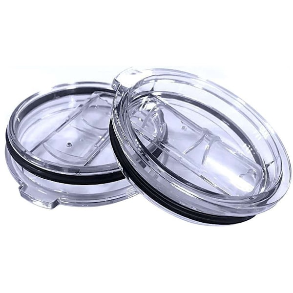 Sugrörsvänligt Tumlarlock, Lättanvänt, Ersättning för 30 Oz Vakuumisolerade Muggar, Diskmaskinsäkert (2-pack)