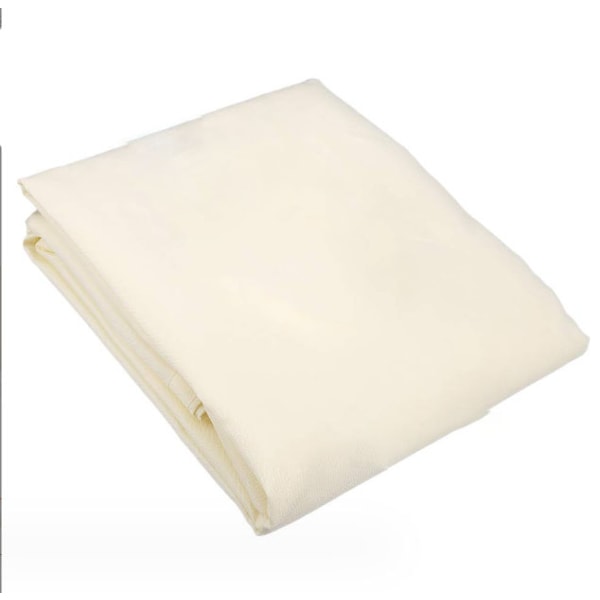 Elegant Mjuk Beige Baldakin, Vattentätt Slitstarkt 420D Oxfordtyg Solskydd för Uteplatser, Kardborredesign för Enkel Montering och Demontering