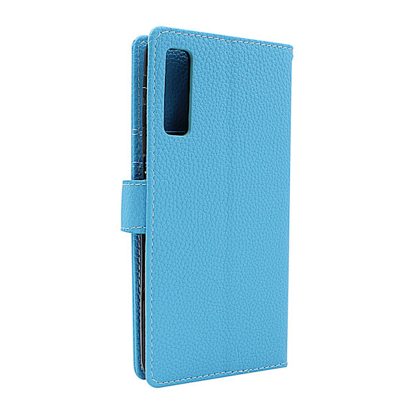 New Standcase Wallet Samsung Galaxy A7 2018 (A750FN/DS) Ljusblå