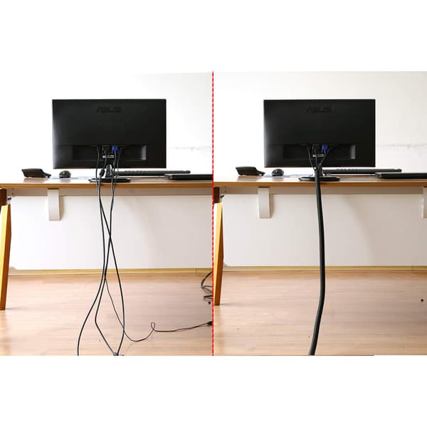 25mm-50cm kabelslang, självstängande kabelkanal, mer flexibel