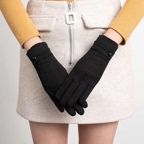 Bleglilla Simple Clasp Vinterhandsker til Kvinder Piger Varm Touch