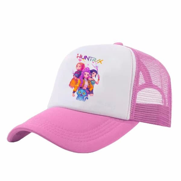 Tegneserie-printet mesh baseballkasket, stil 2