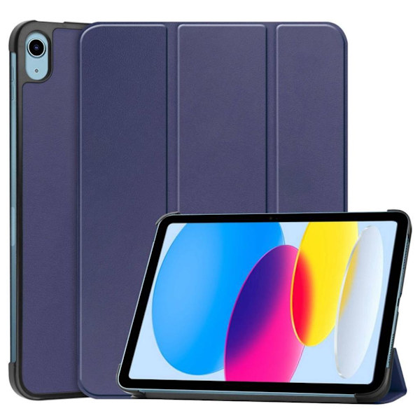 iPad 10,9\", 10:e generationen, trefaldigt fodral, Blå