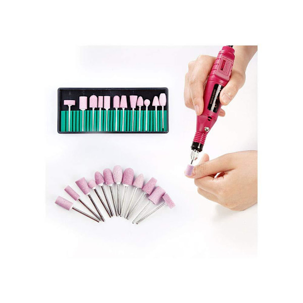 12 st Nagelborr manikyr pedikyr set Nail drill bits one size