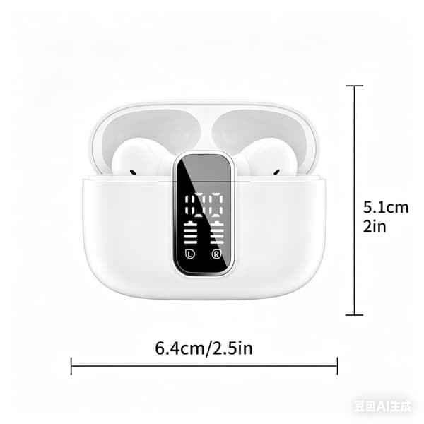 SP99 Trådløse Bluetooth-ørepropper: Bluetooth 5.4, Berøringskontroller, Digitalt Display, Lang Batterilevetid, In-Ear Design