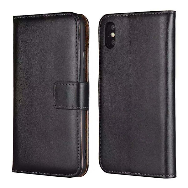 Plånboksfodral i Läder (TOMKAS) för iPhone XR Brun