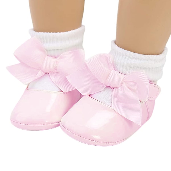 Baby Girls Premium Bowknot Mary Jane Flats Bröllop Prinsessa