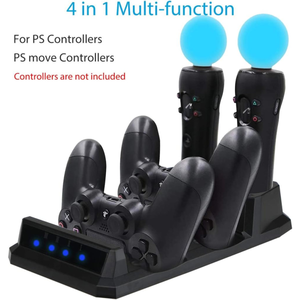 PS4 Controller Laddare Snabbladdningsstation för