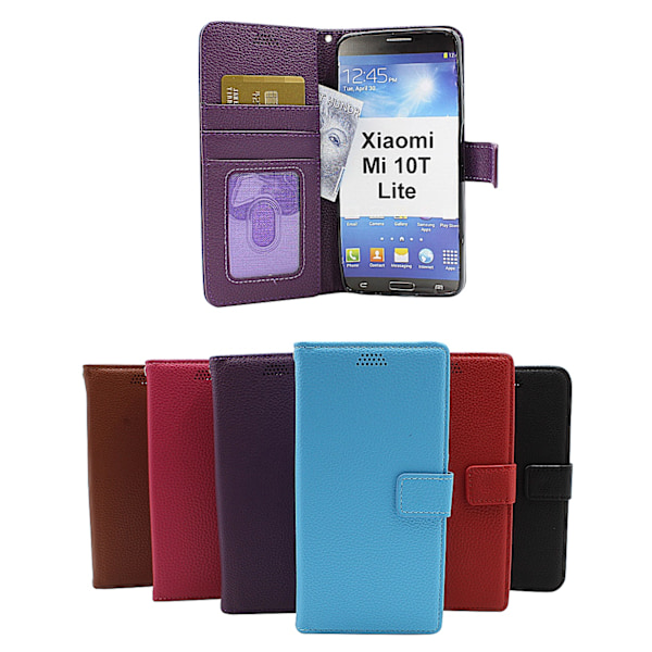 New Standcase Wallet Xiaomi Mi 10T Lite (Svart) Lila