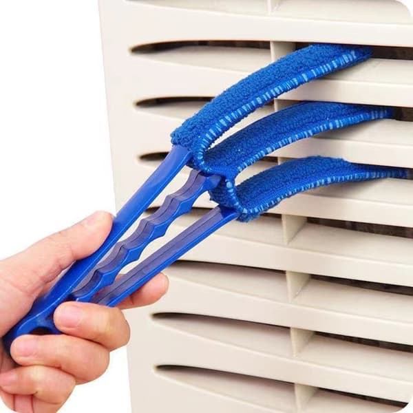 Multifunksjonelle rengjøringsbørster for bilventilasjon - Mikrofiberhåndtak