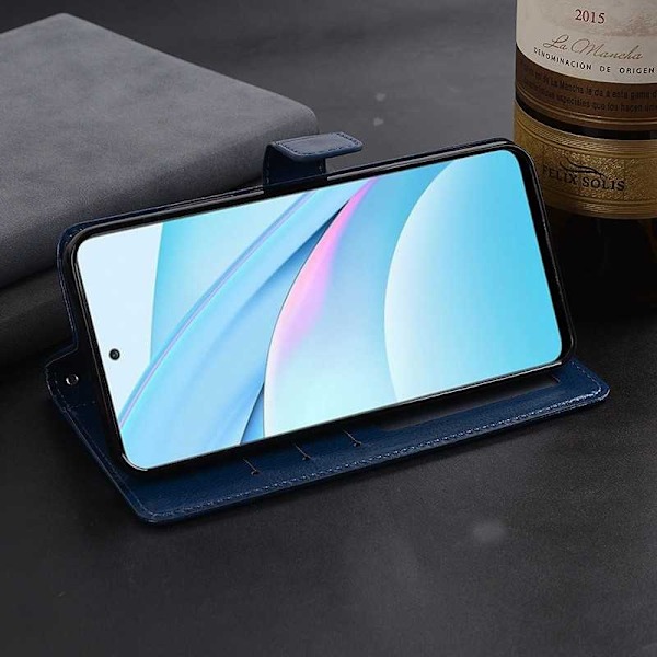 Xiaomi Mi 10T Lite Plånboksfodral PU-Läder 4-FACK Evry - Svart Svart