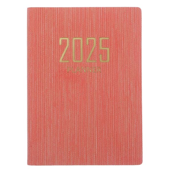 Kontorarbeidsplanlegger Mini Notisblokk Hjem 2025 Årlig Tidsplan Notisblokk Daglig Planleggingsbok (A7)