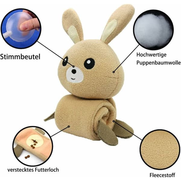 Tuggleksak för hundar, pipande hundleksaker, pipande hundleksak, smart hundleksak