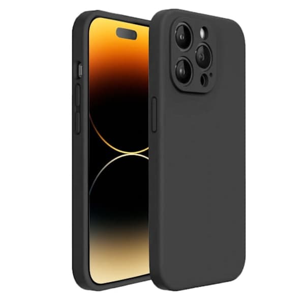 iPhone 14 Pro Max Cover - Mat Sort med Kamerabeskyttelse | Holdbar og Stilfuld Beskyttelse