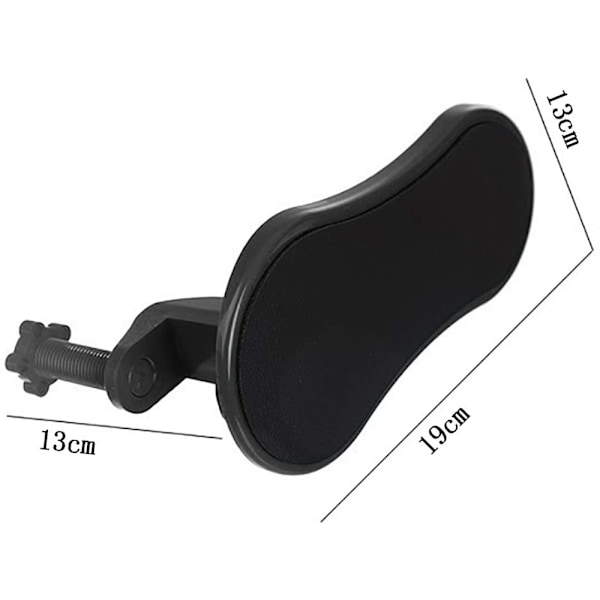Justerbart Skrivbordsarmsstöd, Ergonomiskt Designat För Maximal Komfort, 180 Graders Kulled, Memory Foam-vaddering, Enkel Installation Utan Montering