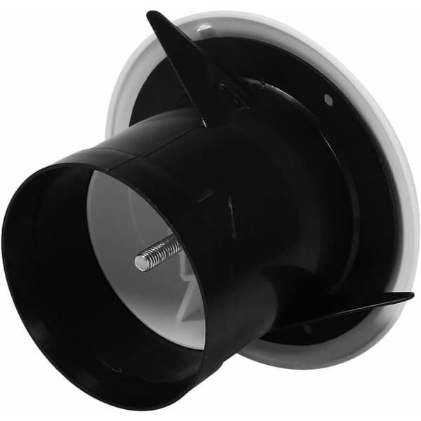 Högkvalitativ ABS Ventilationsgaller, Rund Takfotsventil med Justerbart Luftflöde för Optimal Ventilationskontroll i Olika Utrymmen, Lätt att Installera