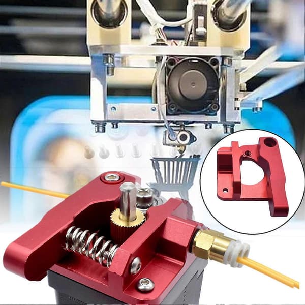 3D Printer Ekstruder Fleksibel & Justerbar Aluminiumlegering Fjernbetjent Ekstruder til Ender 3/5 til CR10S Printertilbehør