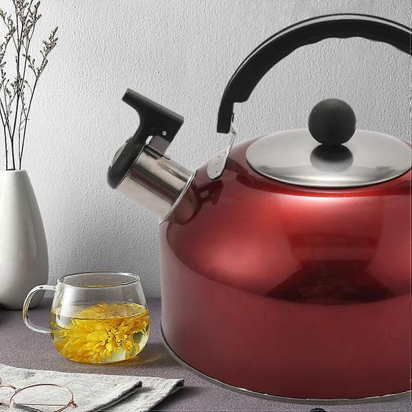 Hjemmekjele med plystring for induksjon Er 1.8l Mindre Stål Te
