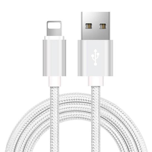 3 st  hög kvalitet för iPhone-laddningssladd 1,2 och 3 meter|svart