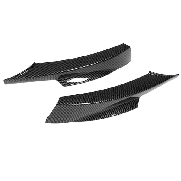 1 par frontkofanger læbe hagesplitter glat fleksibel erstatning til 3-serie E90 M-Tech LCI 320i 330i 2009-2012 kulfiberstil