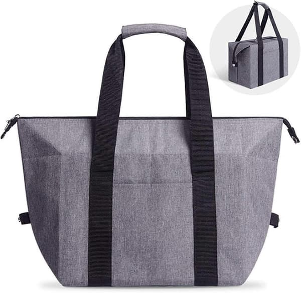 Gjenbrukbar Isolert Handlepose for Dagligvarer, Tykk Aluminiumskum Tote Isolert Veske