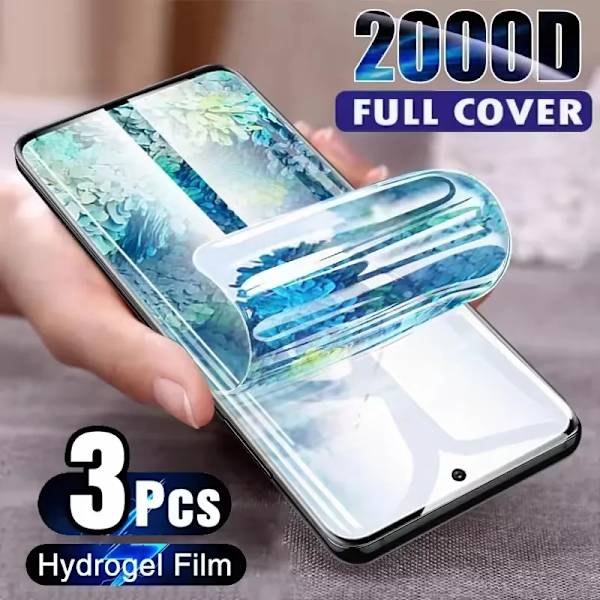 3 st Hydrogel Film Full Cover För Samsung Galaxy S23 S10 S20 S21 S22 S24 Ultra Plus FE A14 A23 A34 A54 Skärmskydd Samsung S21 Plus Hydrogel Film Samsung S21 Plus Hydrogel Film
