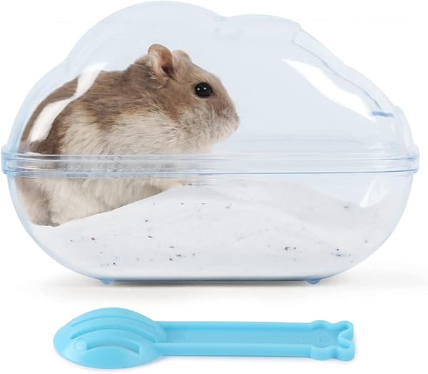 Hamster Sandbadrum, Hamster Sandbad Sandlåda Toalett med