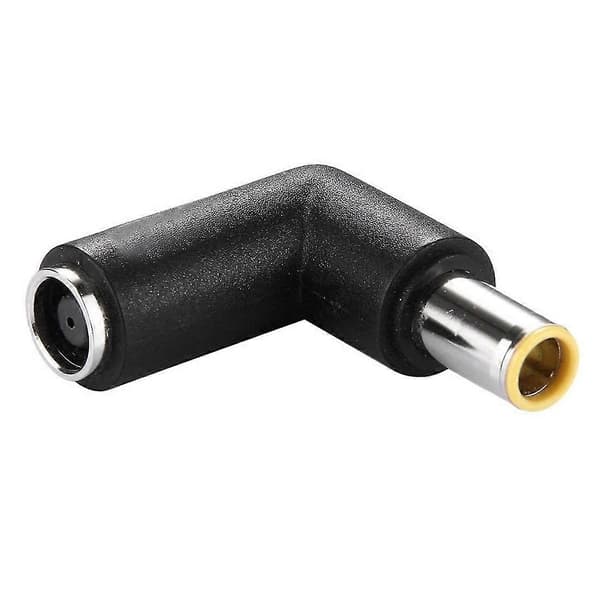 DC 7909 Han til DC 7909 Hun Konnektor Adapter til Laptop Notebook, 90 Graders Ret Vinkel Albue