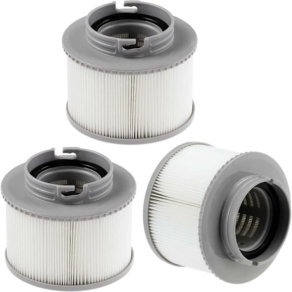 Effektiv Filtrering, Poolfilter, Ersättningskit för Spatillbehör för Uppblåsbar Badtunna, Upprätthåller Rent Vatten med Hållbar Plast, Sommarkyla